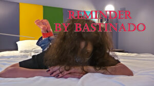 reminder by bastinado
